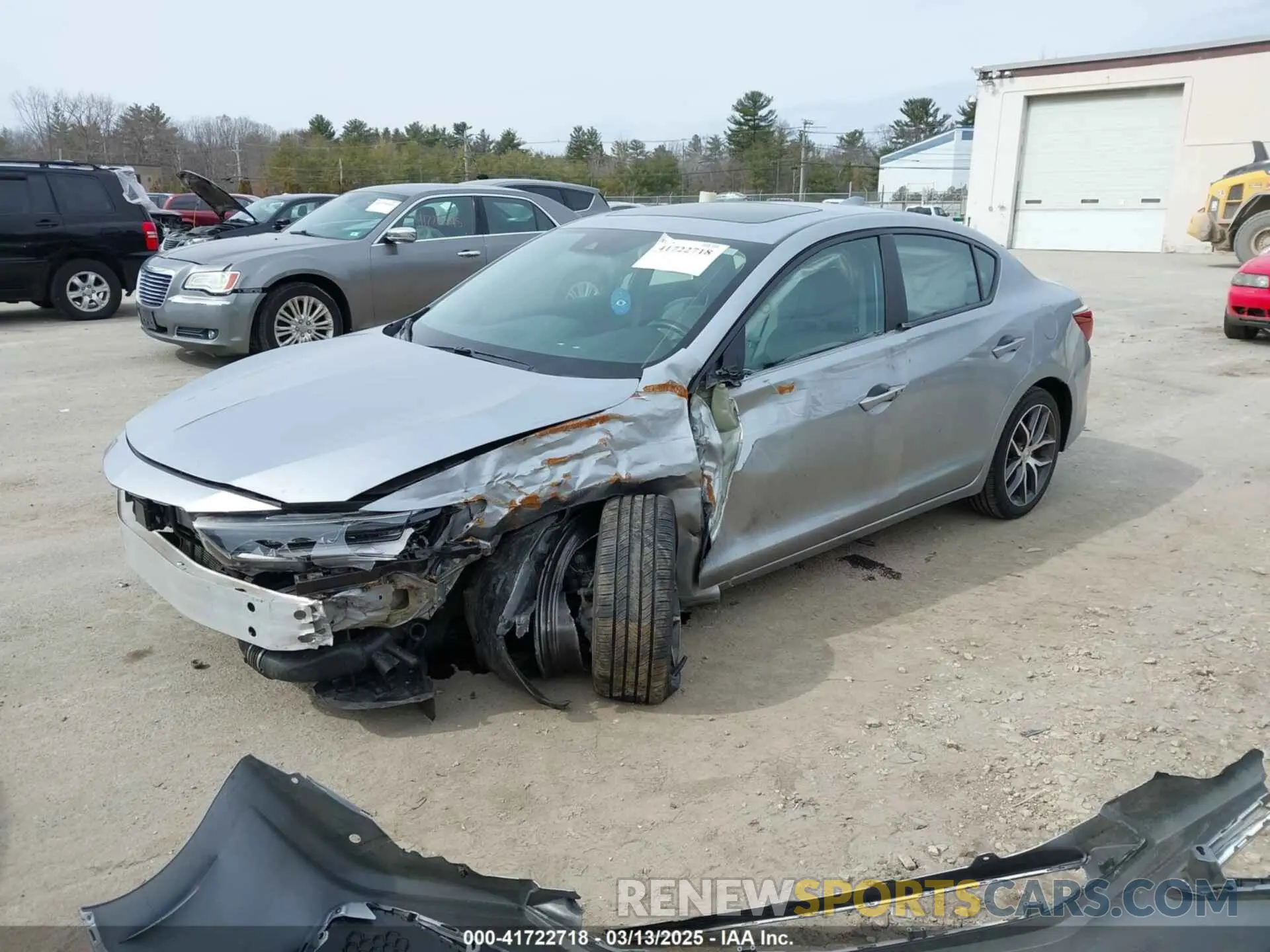 2 Photograph of a damaged car 19UDE2F75KA015482 ACURA ILX 2019