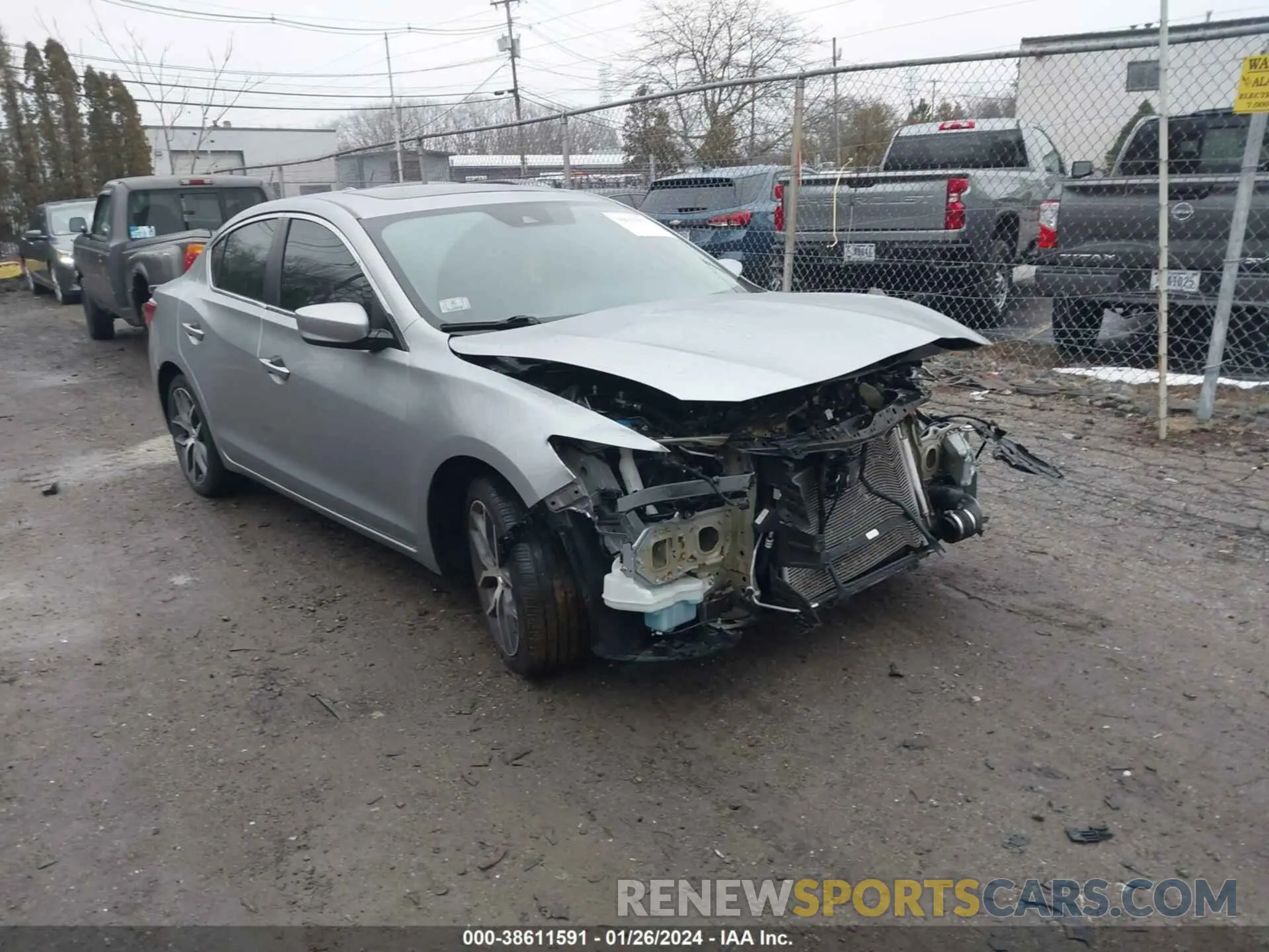 1 Photograph of a damaged car 19UDE2F78KA014830 ACURA ILX 2019