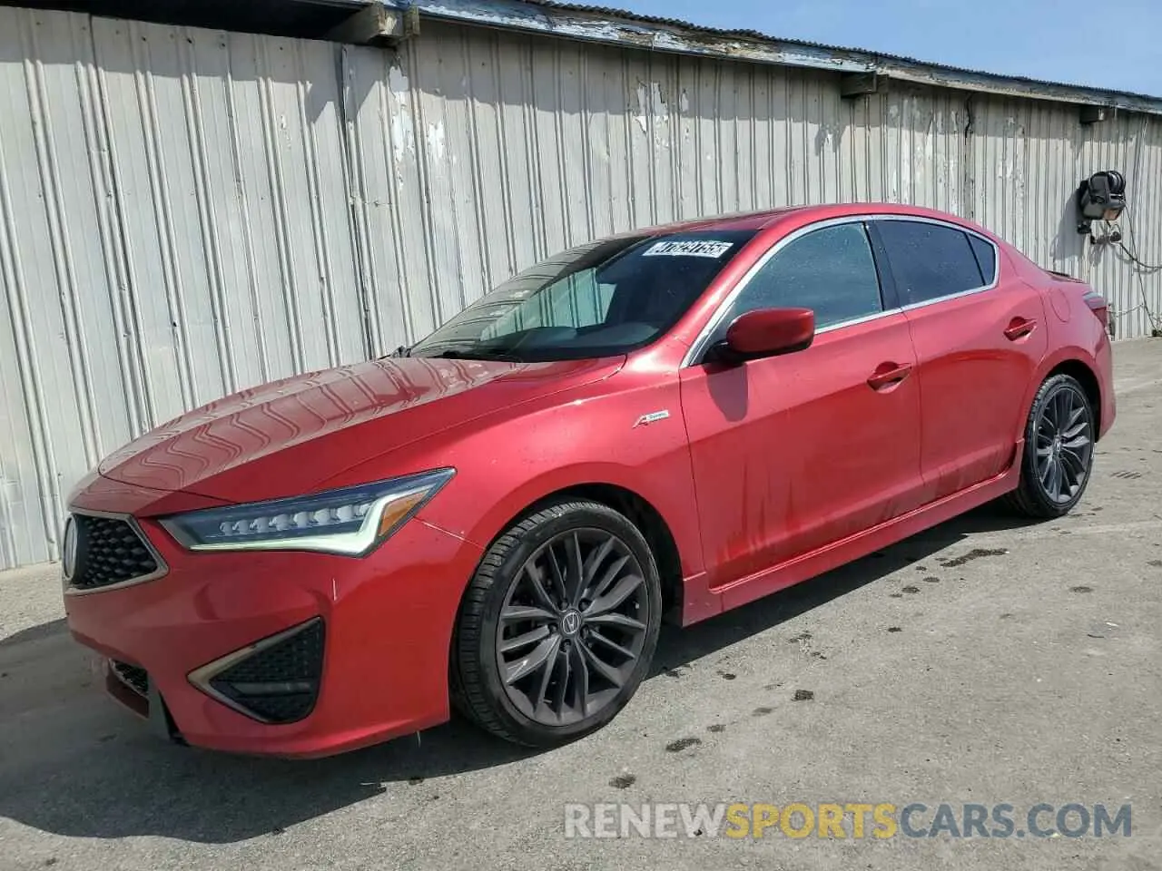 1 Фотография поврежденного автомобиля 19UDE2F85KA003583 ACURA ILX 2019