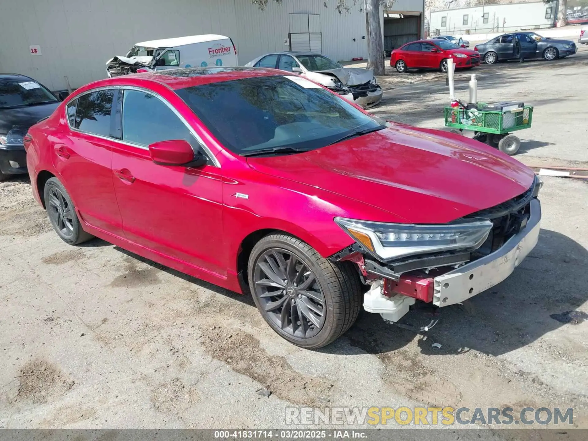 1 Photograph of a damaged car 19UDE2F87KA001723 ACURA ILX 2019