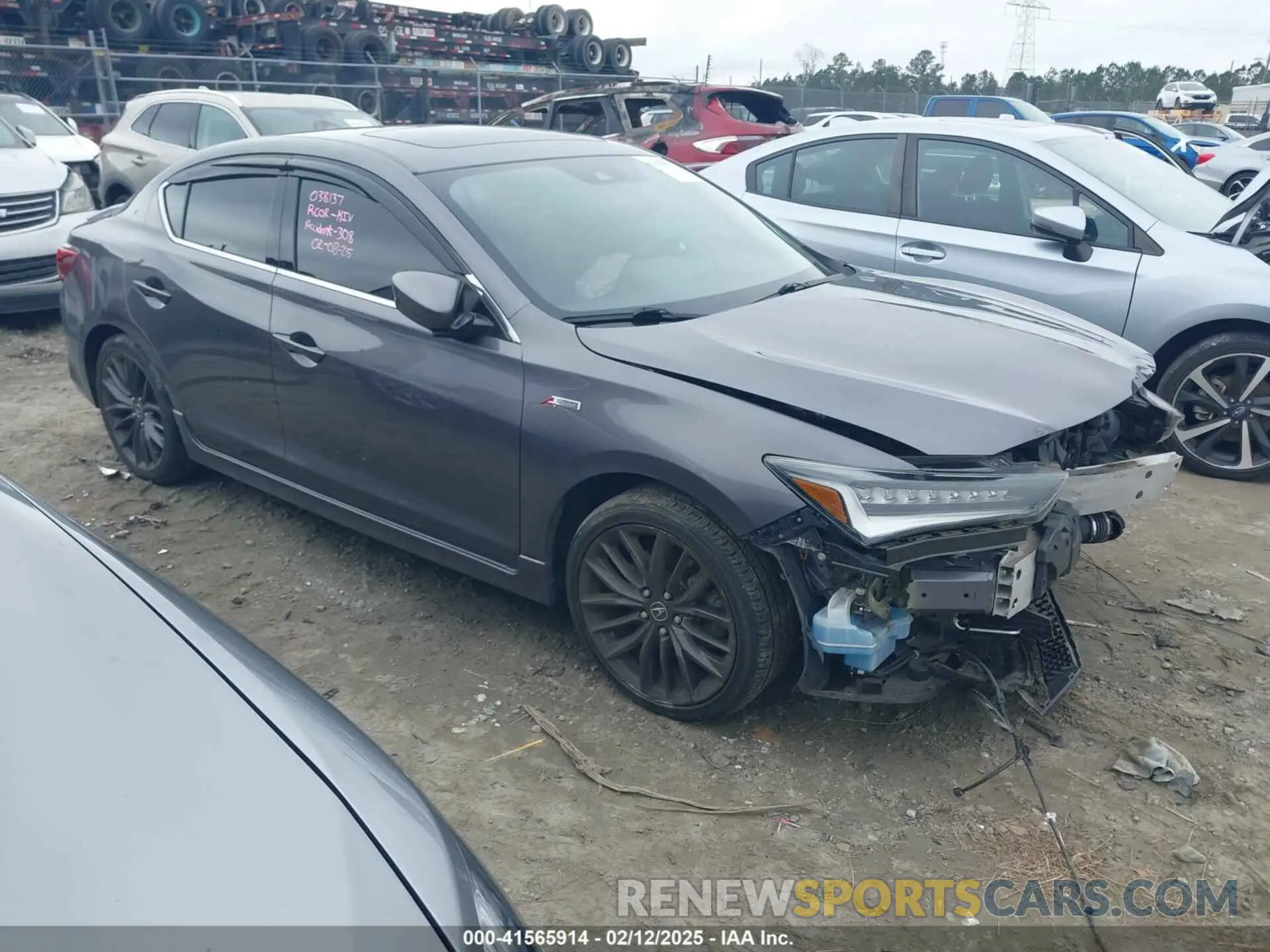1 Photograph of a damaged car 19UDE2F8XKA003563 ACURA ILX 2019