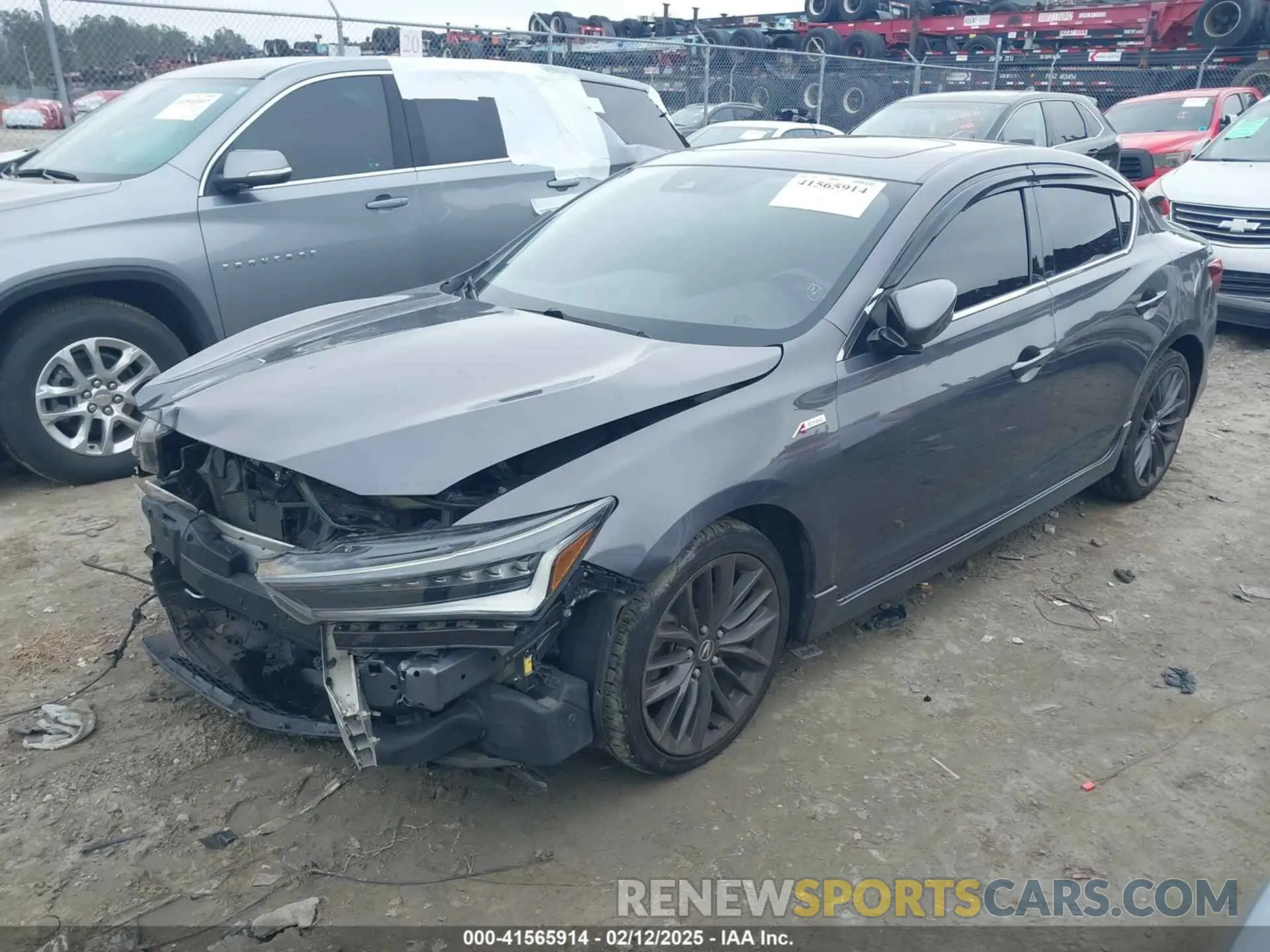2 Photograph of a damaged car 19UDE2F8XKA003563 ACURA ILX 2019