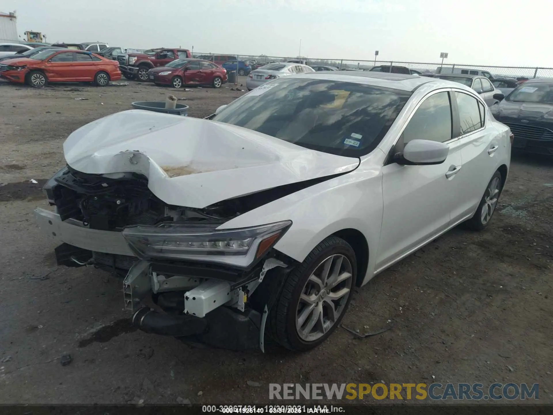 2 Фотография поврежденного автомобиля 19UDE2F33LA003250 ACURA ILX 2020