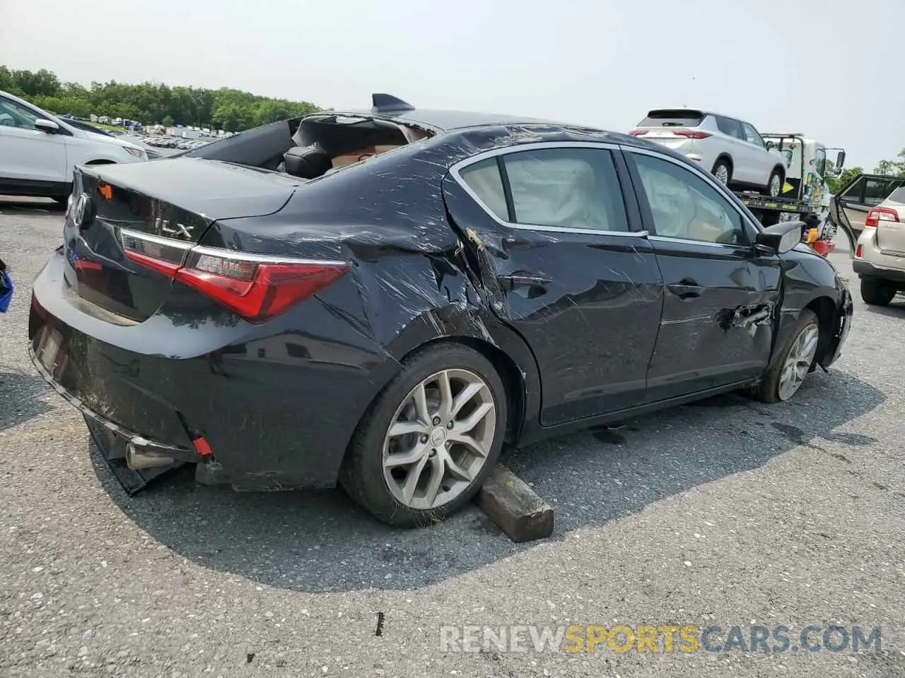 3 Фотография поврежденного автомобиля 19UDE2F36LA004215 ACURA ILX 2020