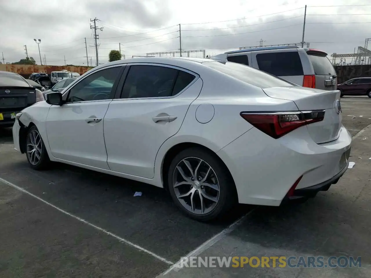 2 Фотография поврежденного автомобиля 19UDE2F70LA007405 ACURA ILX 2020
