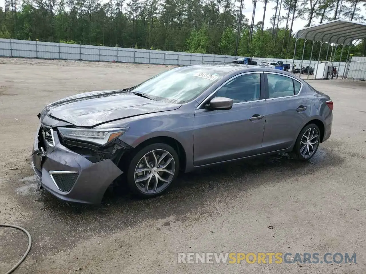 1 Фотография поврежденного автомобиля 19UDE2F70LA007629 ACURA ILX 2020