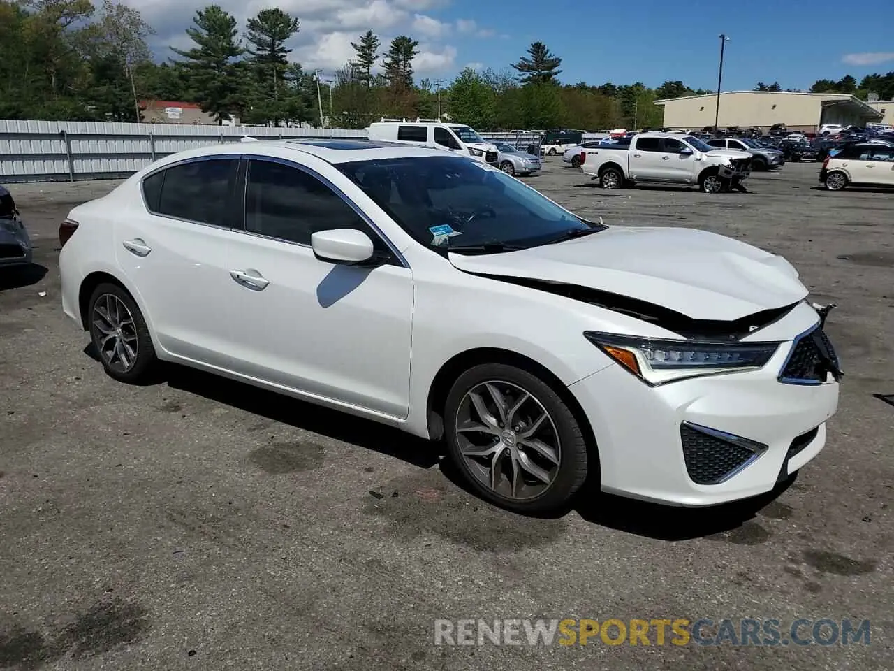 4 Photograph of a damaged car 19UDE2F71LA010782 ACURA ILX 2020