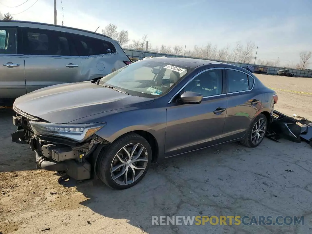 1 Photograph of a damaged car 19UDE2F73LA005115 ACURA ILX 2020