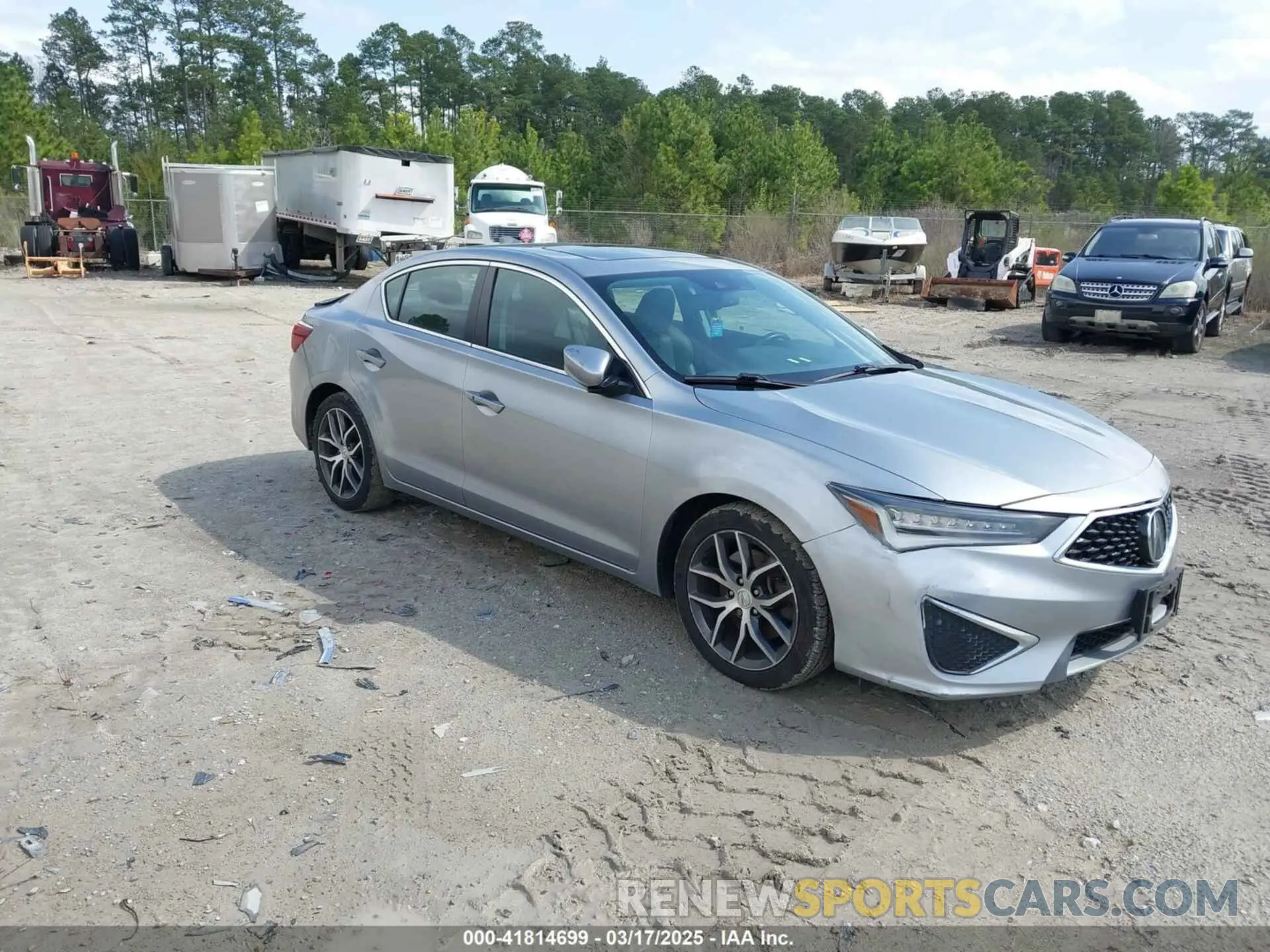 1 Photograph of a damaged car 19UDE2F74LA004006 ACURA ILX 2020