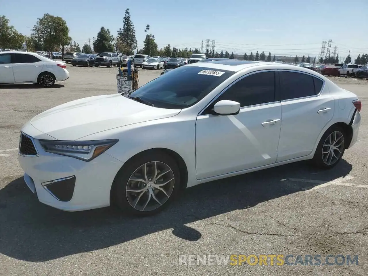 1 Photograph of a damaged car 19UDE2F76LA007053 ACURA ILX 2020