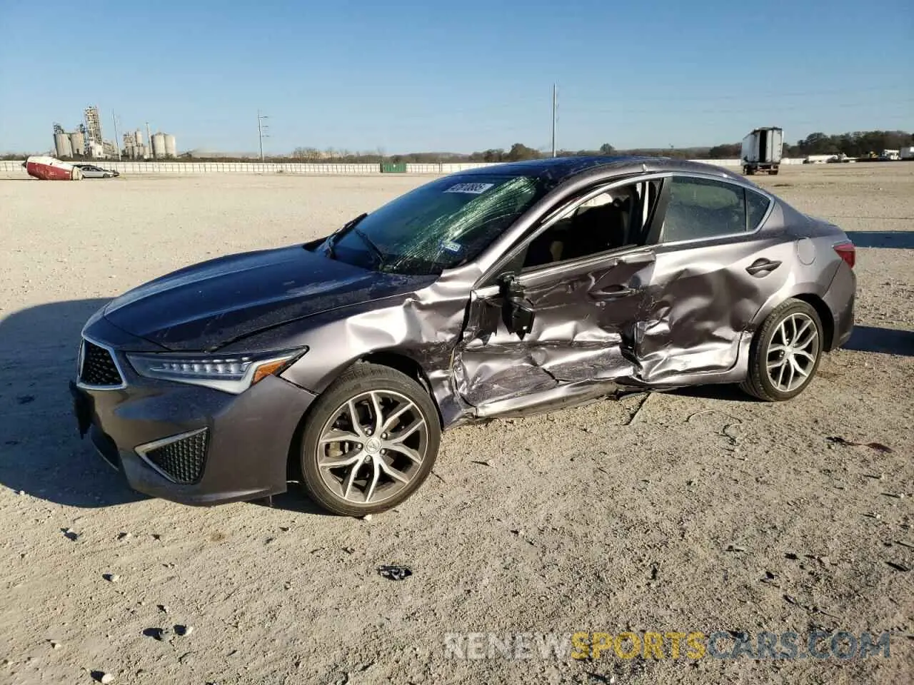 1 Фотография поврежденного автомобиля 19UDE2F77LA004372 ACURA ILX 2020
