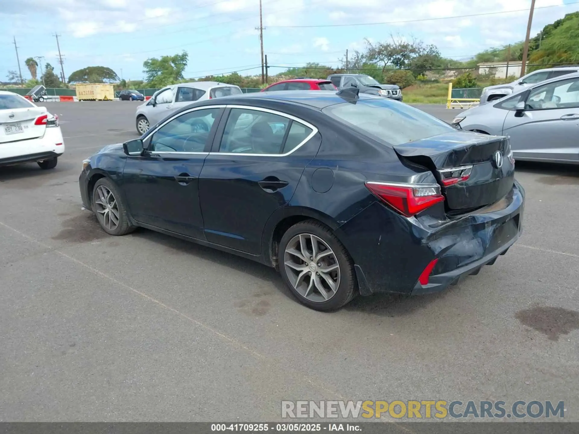 3 Фотография поврежденного автомобиля 19UDE2F78LA007717 ACURA ILX 2020