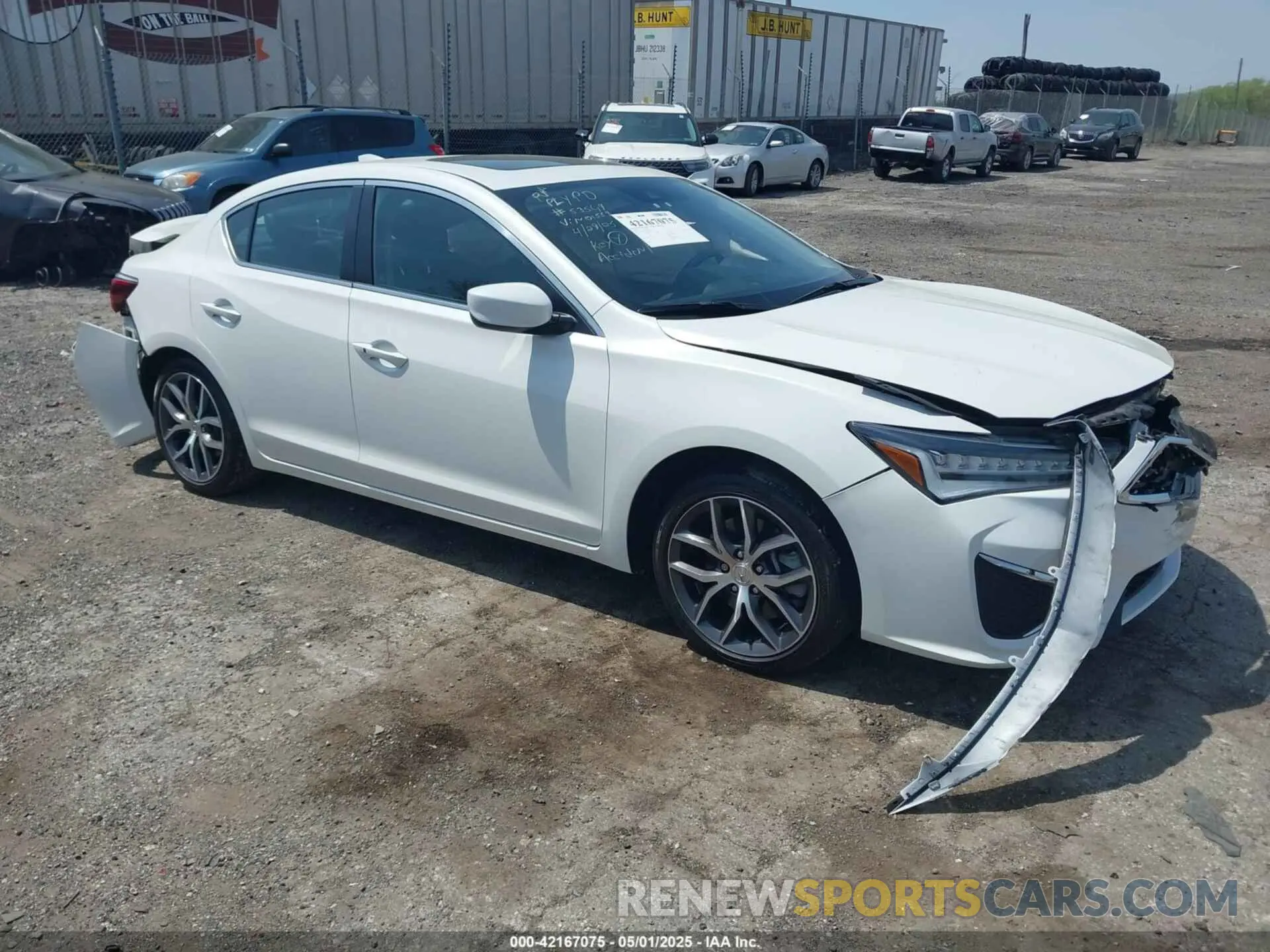 1 Фотография поврежденного автомобиля 19UDE2F79LA001599 ACURA ILX 2020