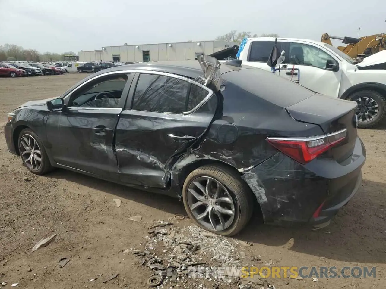 2 Фотография поврежденного автомобиля 19UDE2F7XLA007749 ACURA ILX 2020