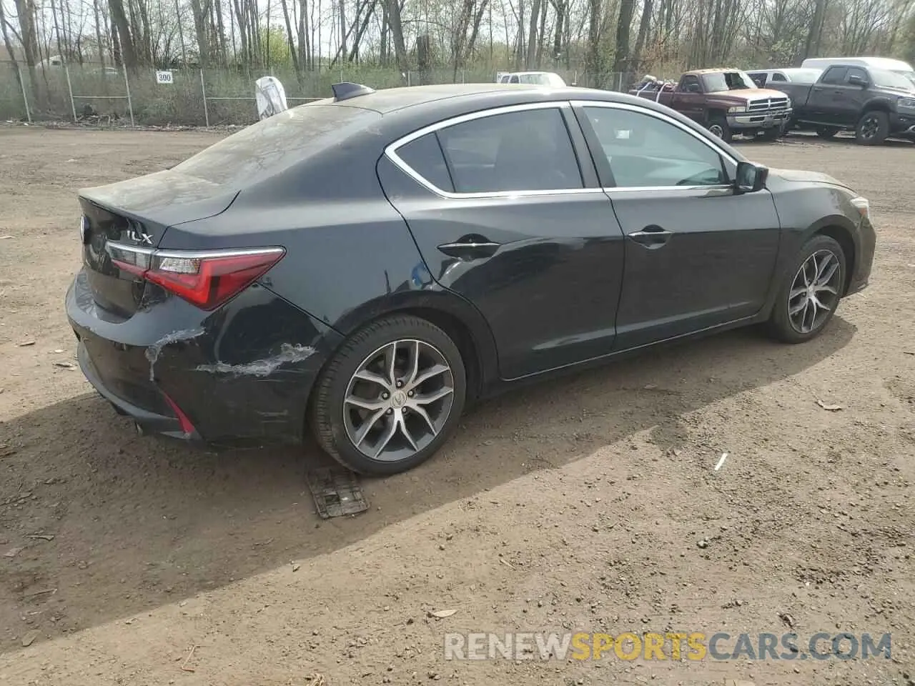 3 Фотография поврежденного автомобиля 19UDE2F7XLA007749 ACURA ILX 2020