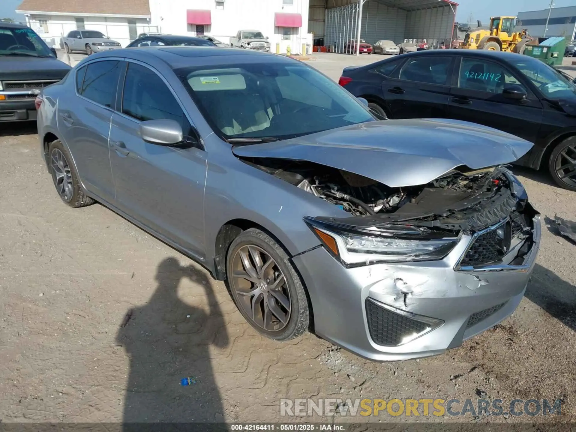 1 Фотография поврежденного автомобиля 19UDE2F7XLA010943 ACURA ILX 2020