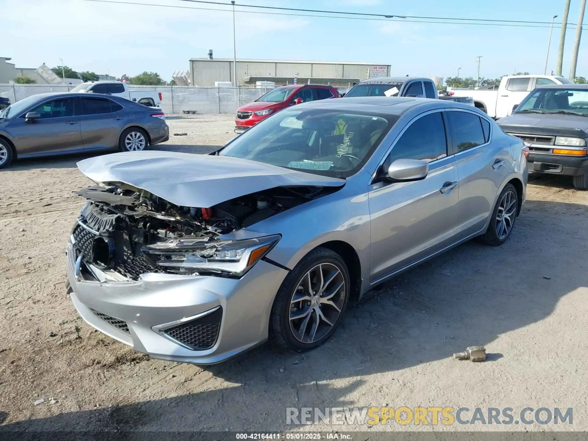 2 Фотография поврежденного автомобиля 19UDE2F7XLA010943 ACURA ILX 2020