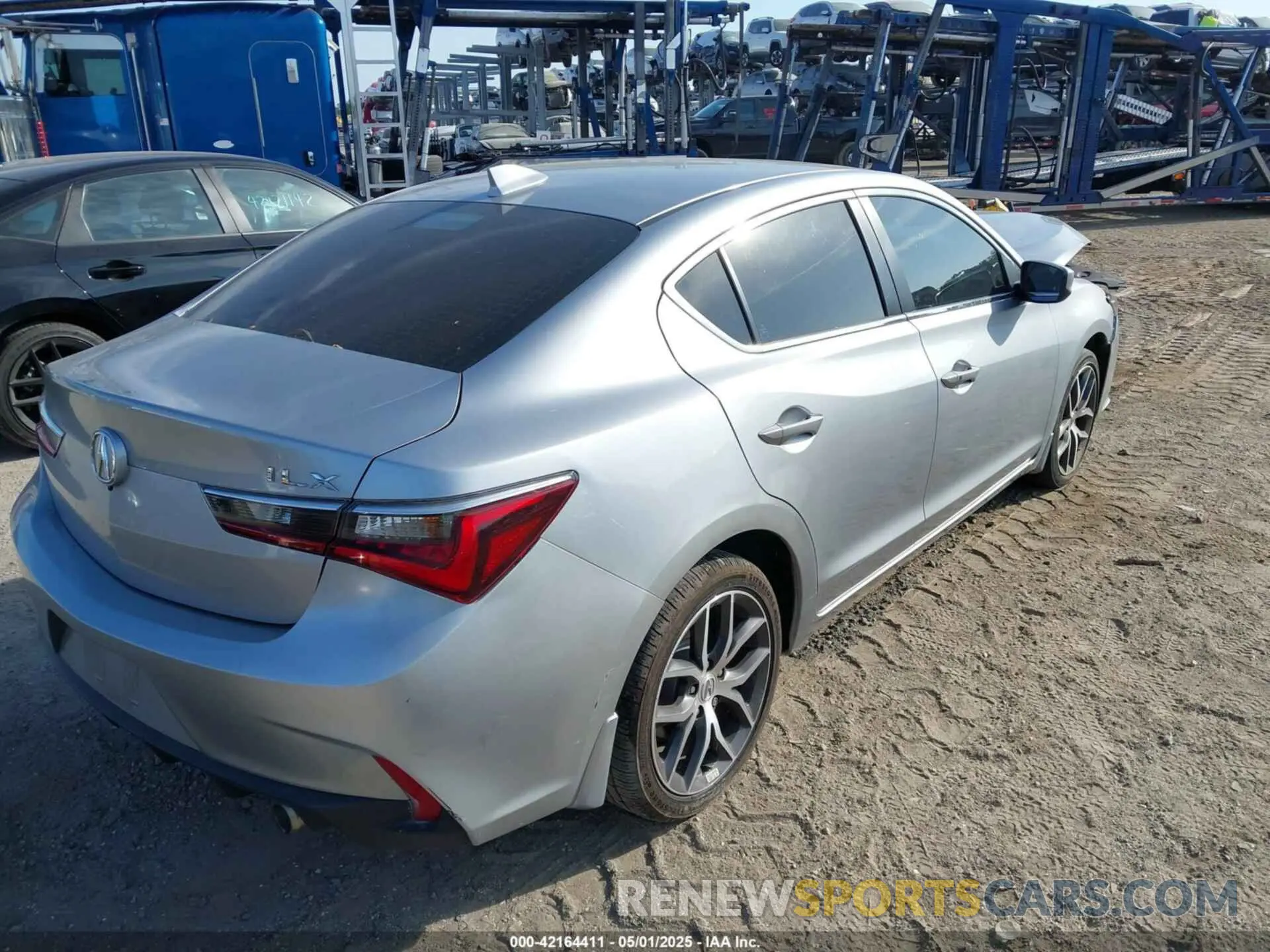 4 Фотография поврежденного автомобиля 19UDE2F7XLA010943 ACURA ILX 2020