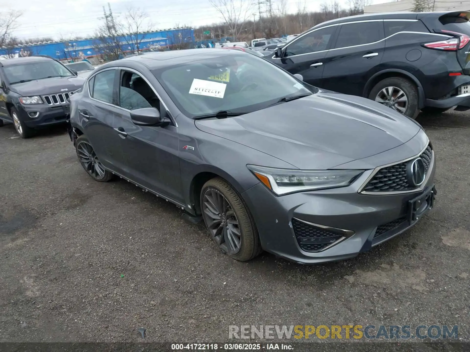 1 Photograph of a damaged car 19UDE2F80LA012323 ACURA ILX 2020