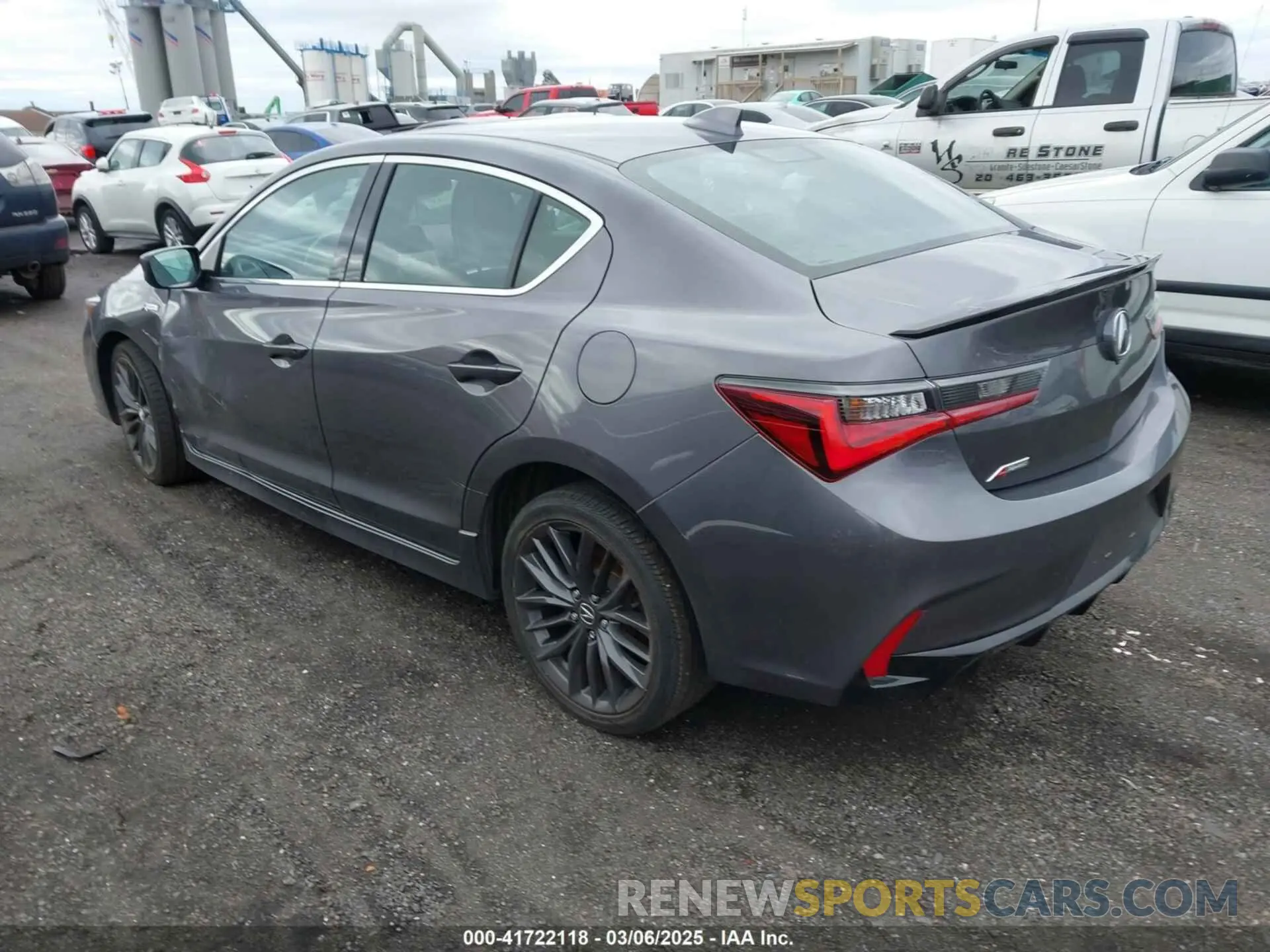 3 Photograph of a damaged car 19UDE2F80LA012323 ACURA ILX 2020