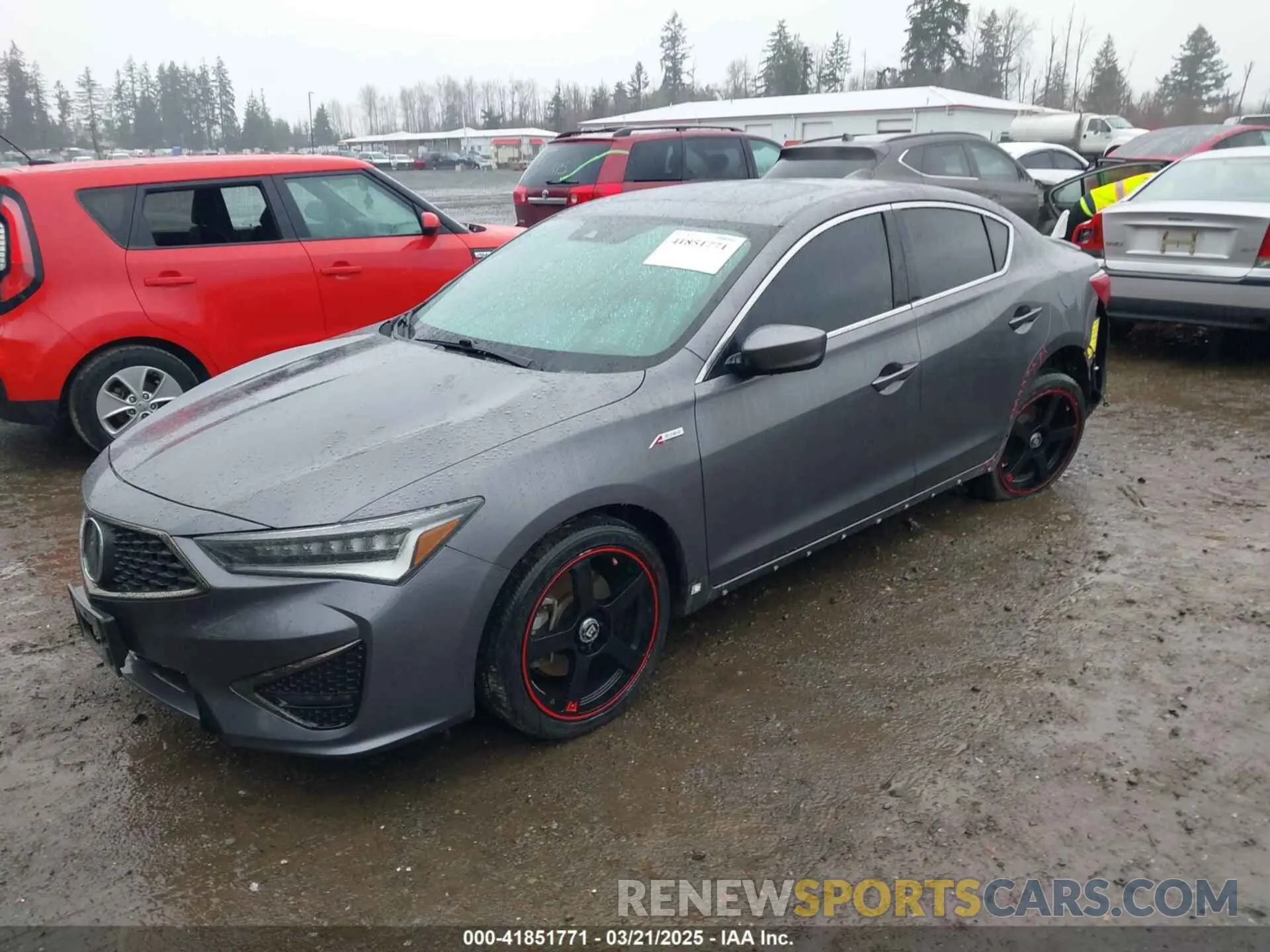 2 Photograph of a damaged car 19UDE2F81LA003713 ACURA ILX 2020