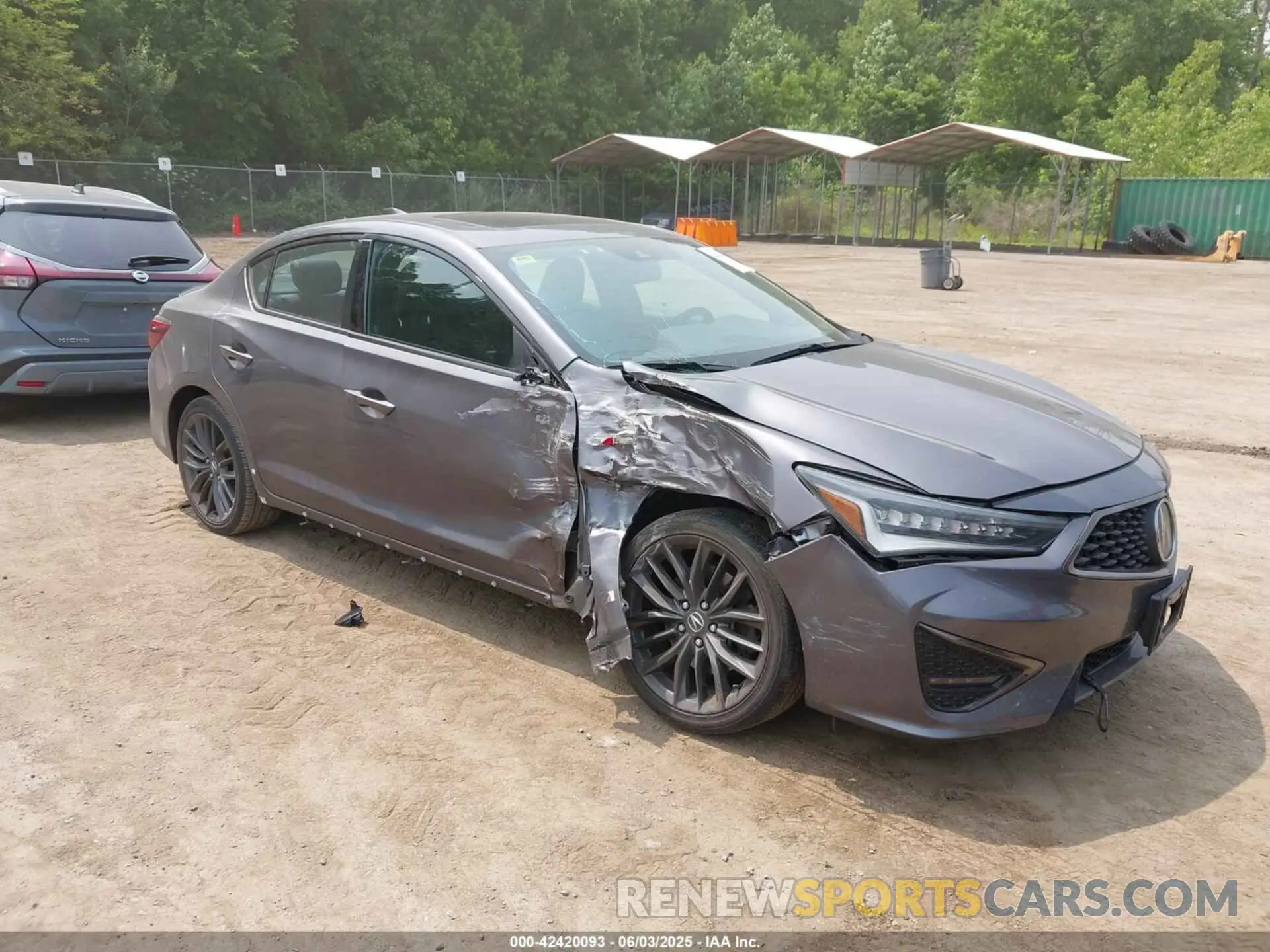 1 Фотография поврежденного автомобиля 19UDE2F81LA006207 ACURA ILX 2020
