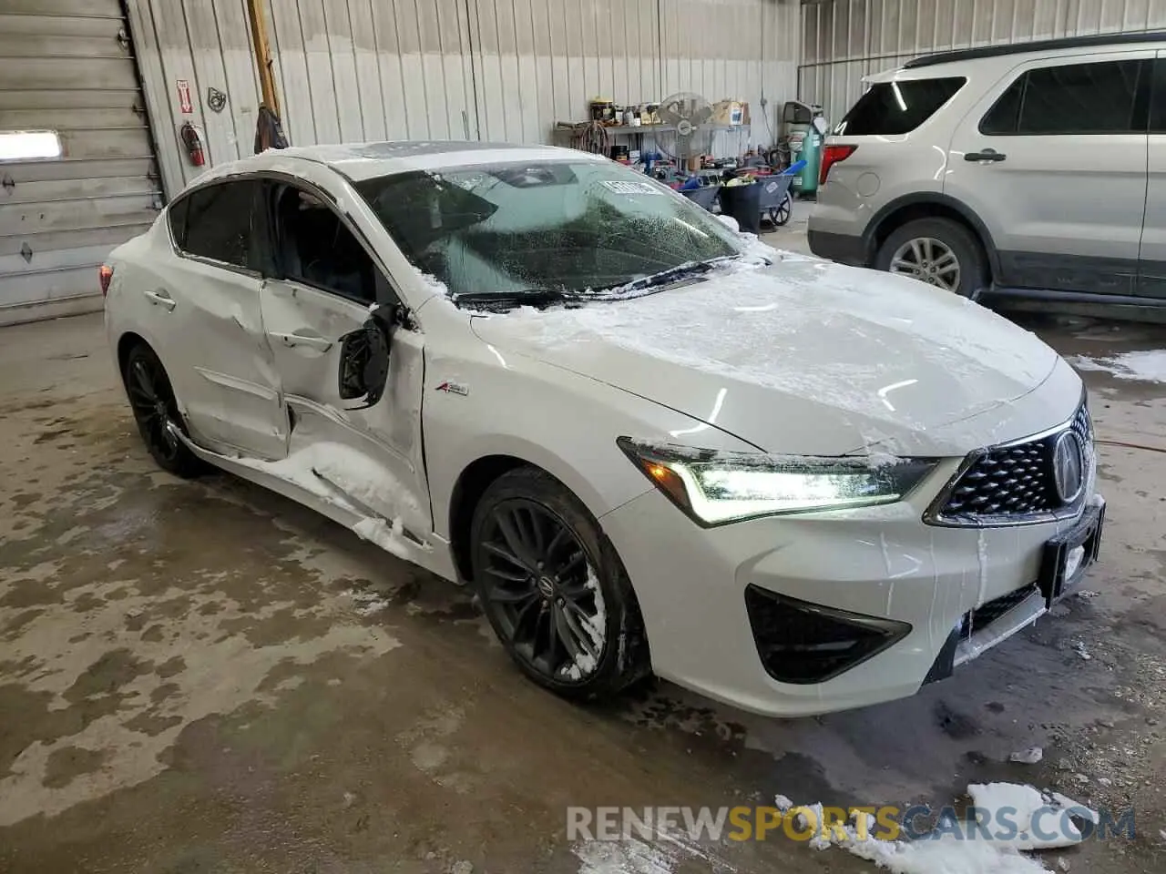 4 Фотография поврежденного автомобиля 19UDE2F81LA009110 ACURA ILX 2020
