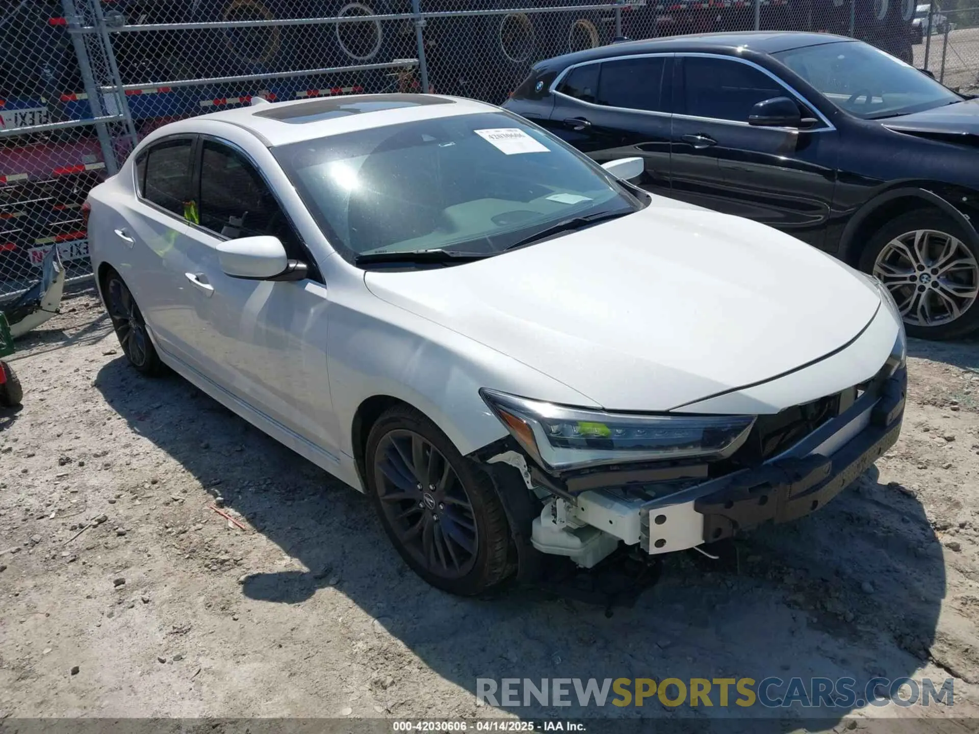 1 Photograph of a damaged car 19UDE2F82LA010007 ACURA ILX 2020
