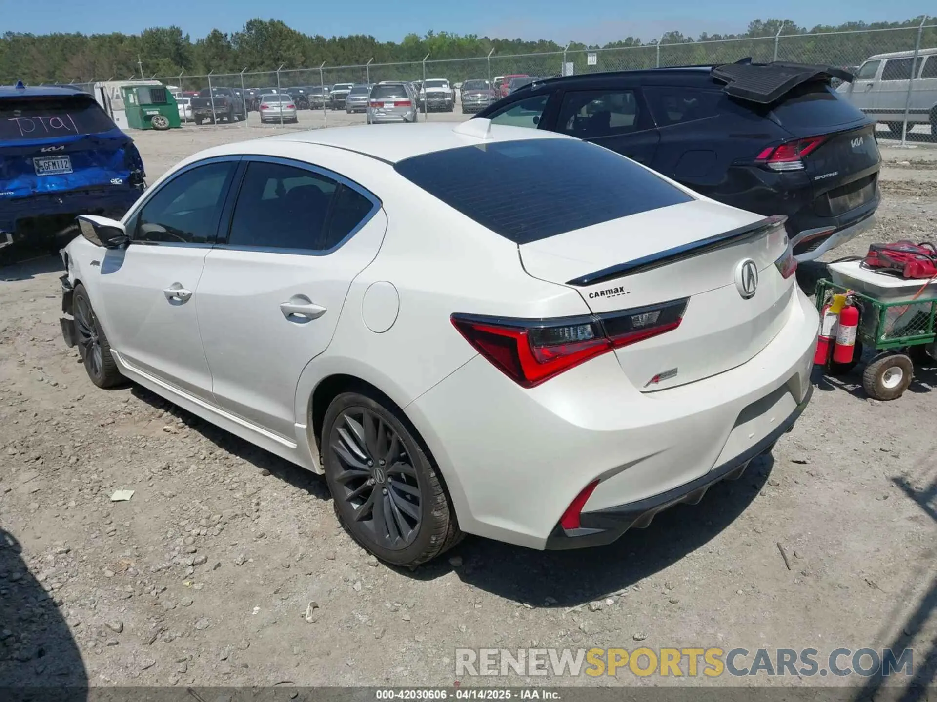 3 Photograph of a damaged car 19UDE2F82LA010007 ACURA ILX 2020