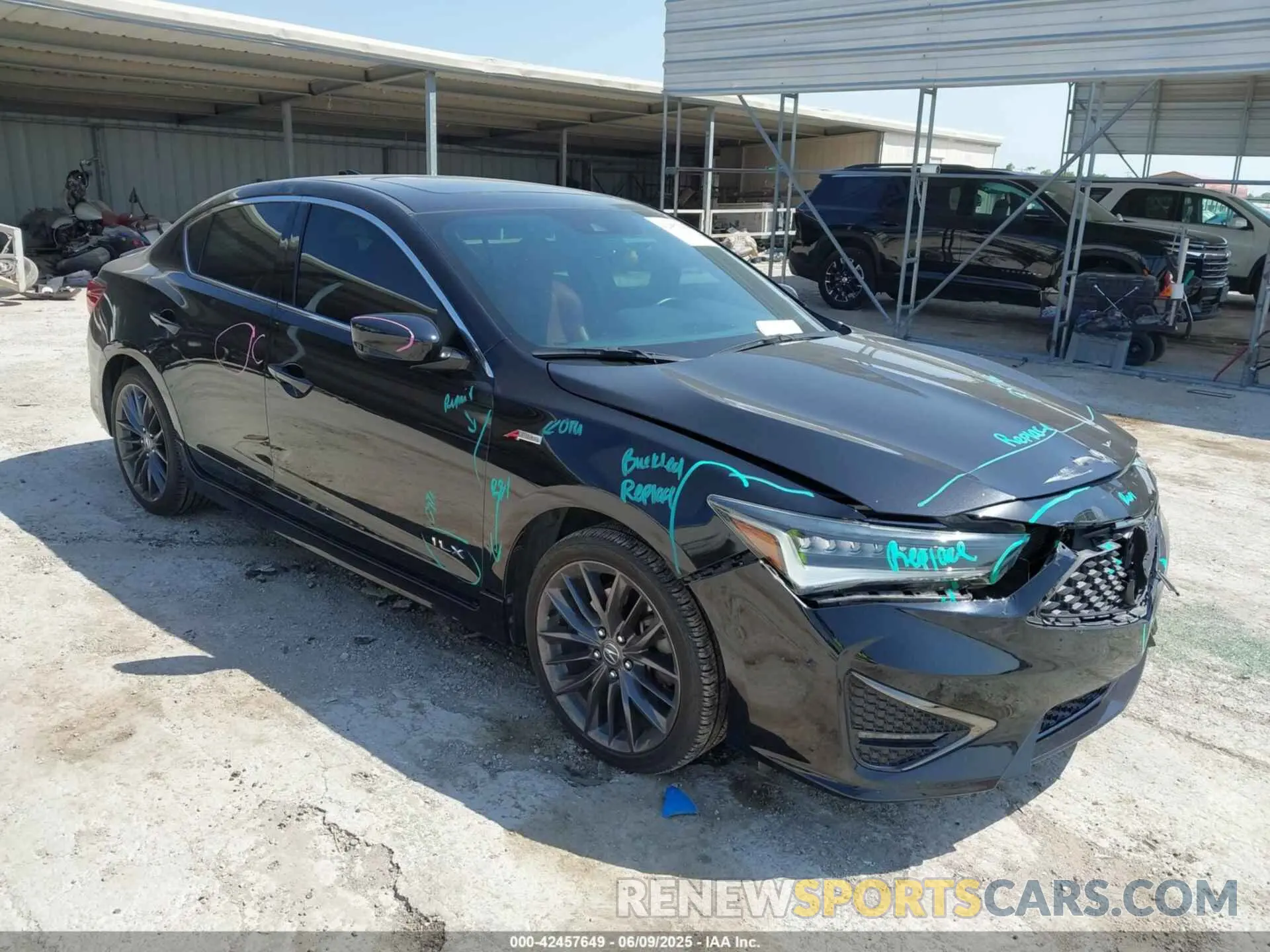 1 Фотография поврежденного автомобиля 19UDE2F84LA008176 ACURA ILX 2020