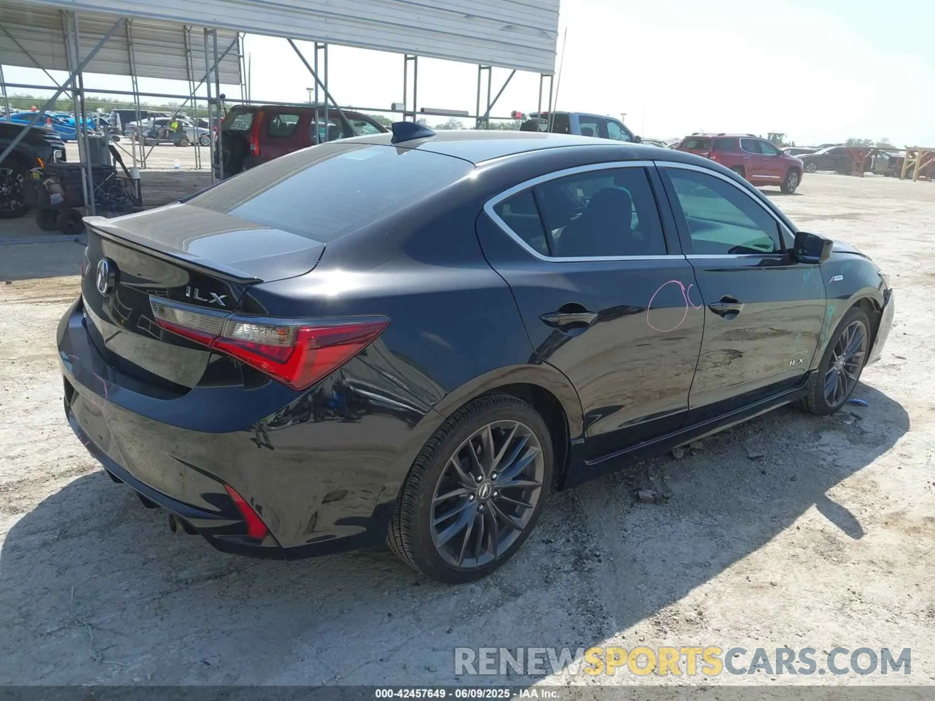 4 Фотография поврежденного автомобиля 19UDE2F84LA008176 ACURA ILX 2020
