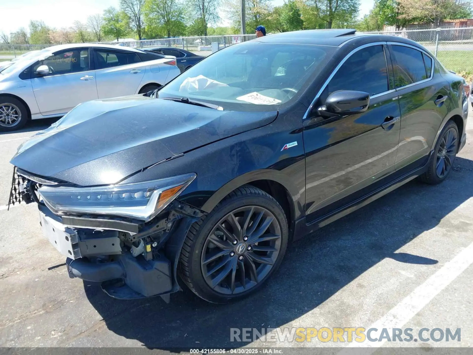 2 Photograph of a damaged car 19UDE2F84LA012020 ACURA ILX 2020
