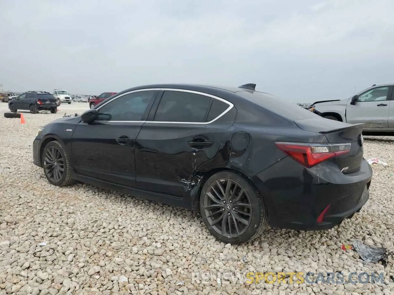 2 Фотография поврежденного автомобиля 19UDE2F84LA012048 ACURA ILX 2020