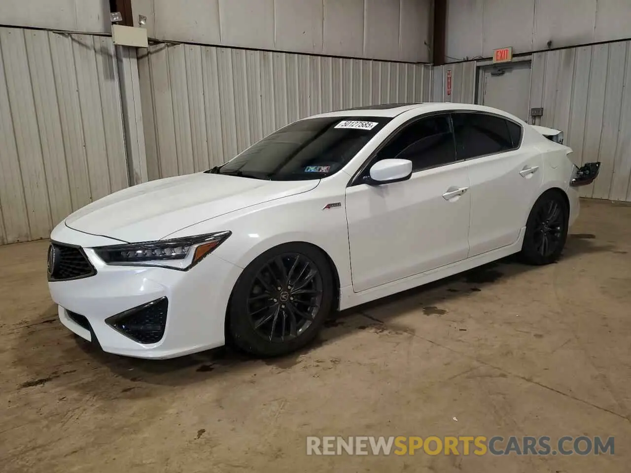 1 Фотография поврежденного автомобиля 19UDE2F87LA006163 ACURA ILX 2020