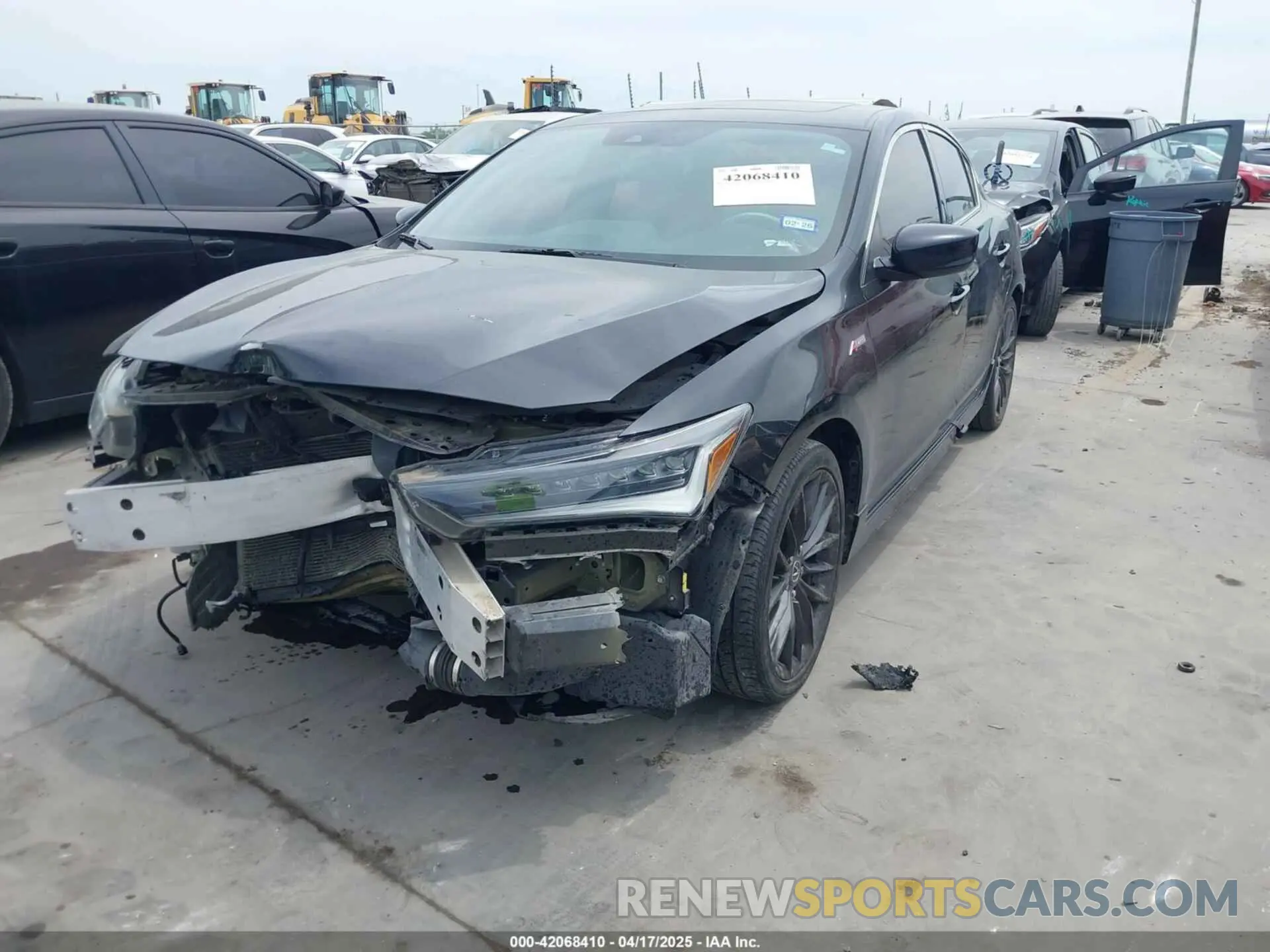 2 Фотография поврежденного автомобиля 19UDE2F88LA008164 ACURA ILX 2020