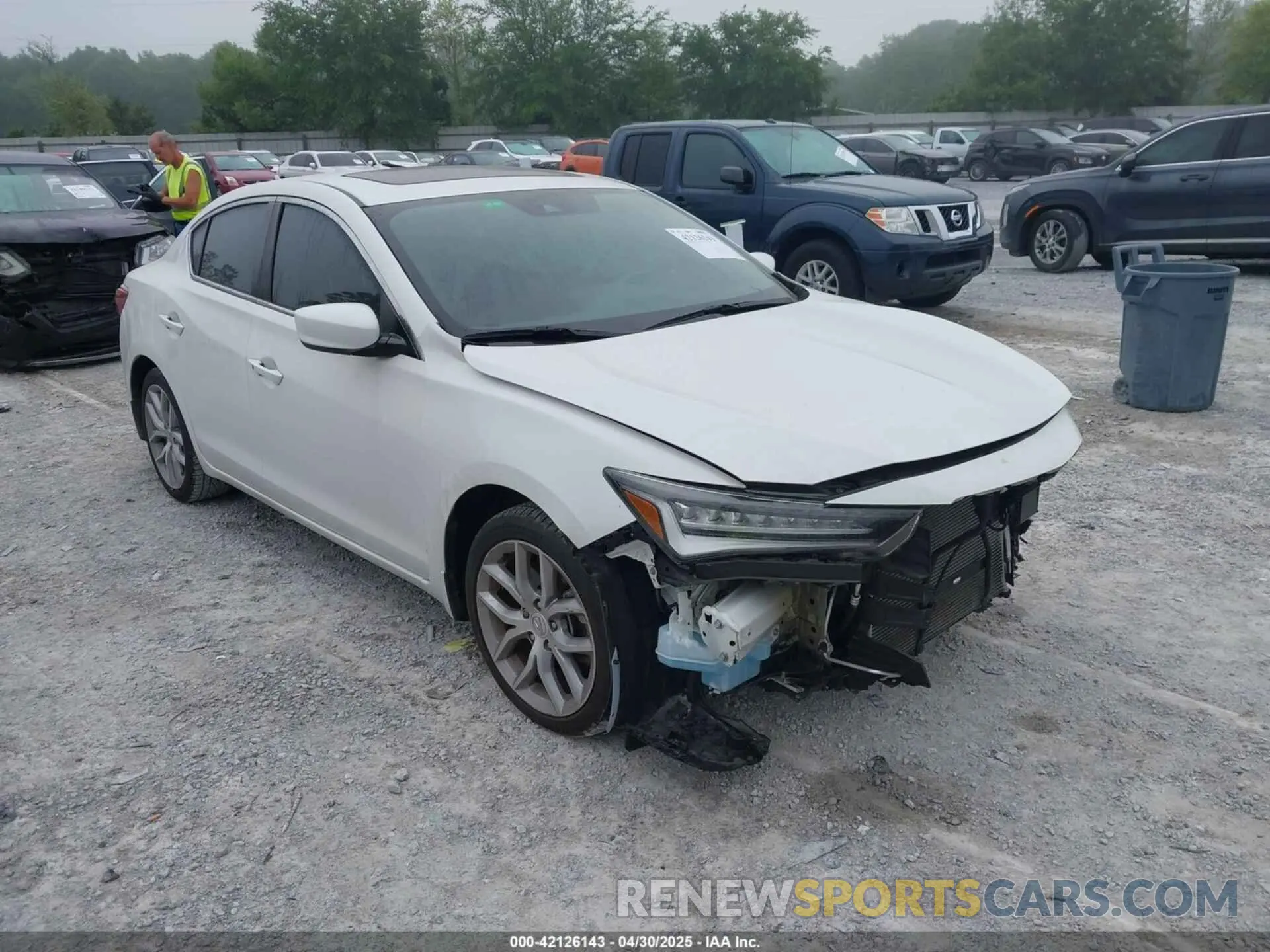 1 Фотография поврежденного автомобиля 19UDE2F30MA003028 ACURA ILX 2021