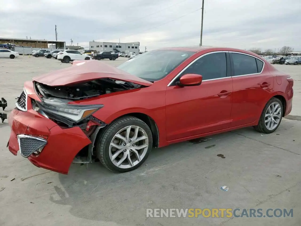 1 Фотография поврежденного автомобиля 19UDE2F31MA001658 ACURA ILX 2021