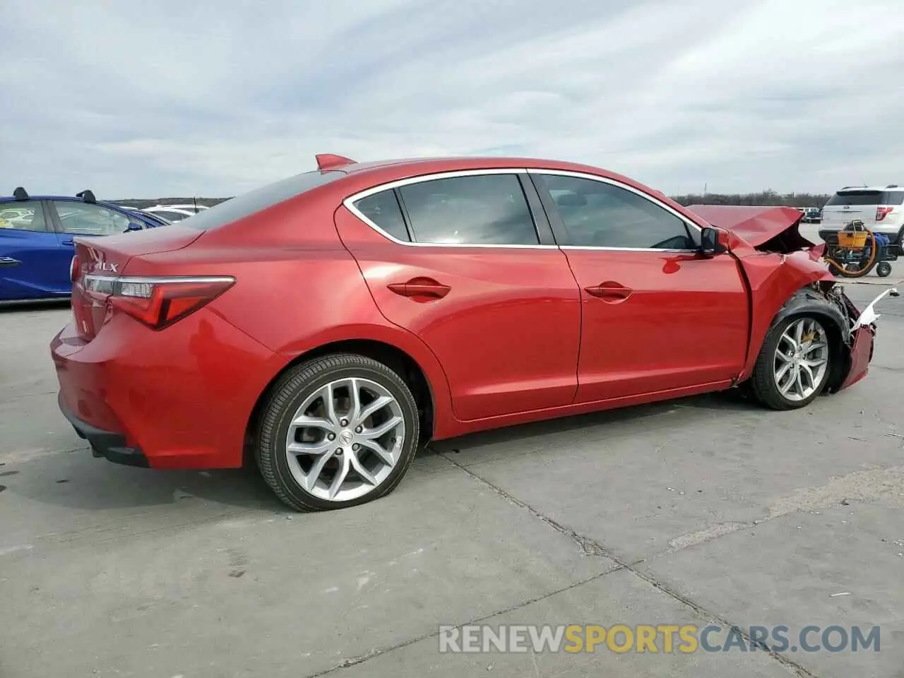 3 Фотография поврежденного автомобиля 19UDE2F31MA001658 ACURA ILX 2021
