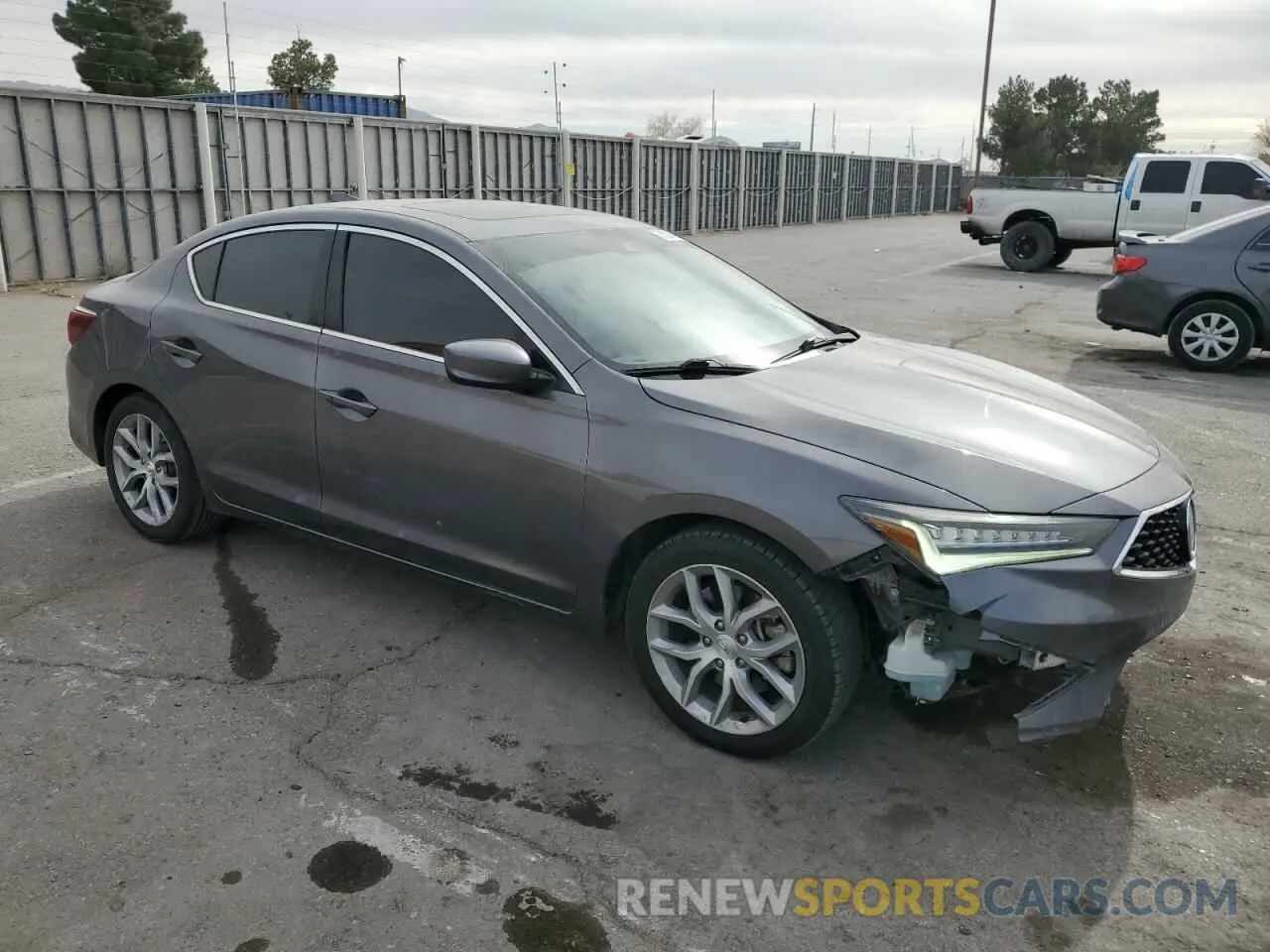 4 Фотография поврежденного автомобиля 19UDE2F32MA002978 ACURA ILX 2021