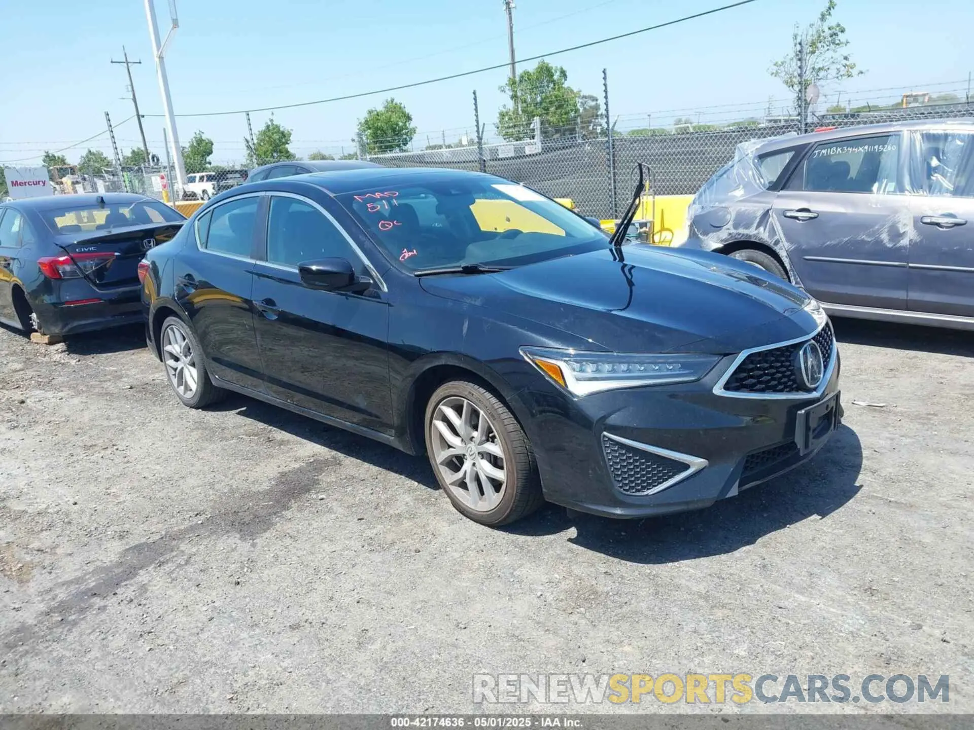 1 Фотография поврежденного автомобиля 19UDE2F36MA004345 ACURA ILX 2021