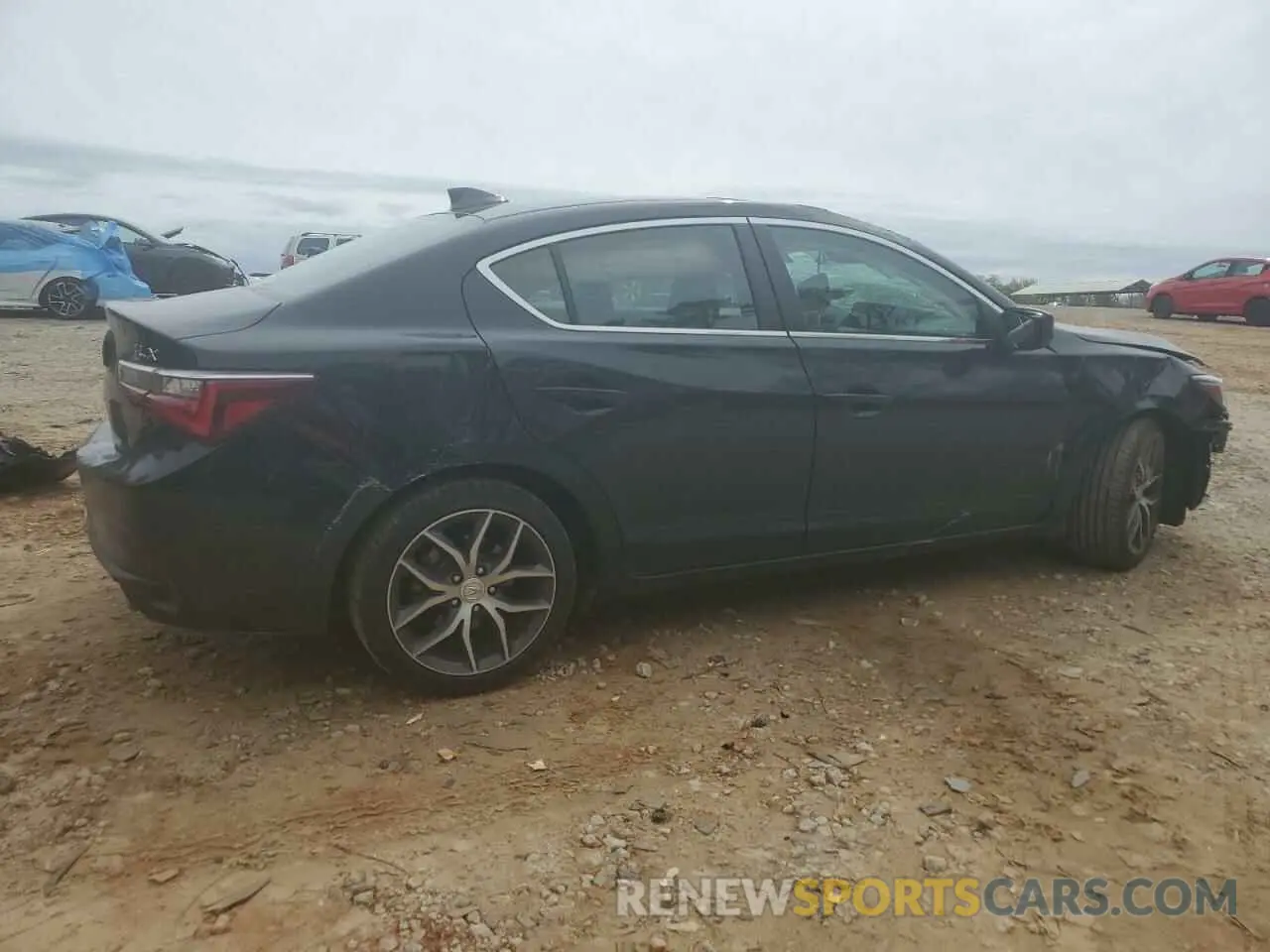 3 Фотография поврежденного автомобиля 19UDE2F72MA009643 ACURA ILX 2021
