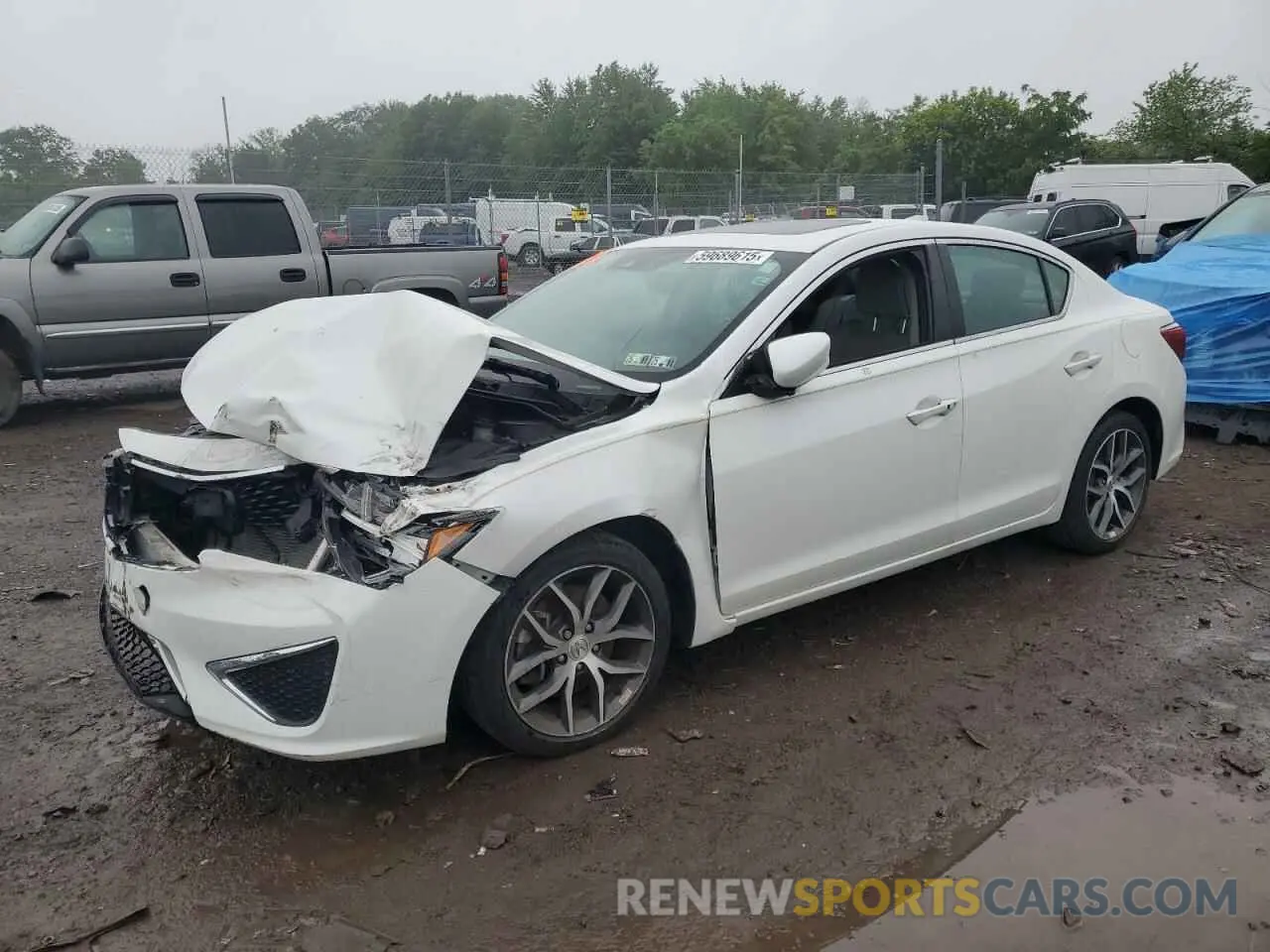 1 Photograph of a damaged car 19UDE2F73MA001339 ACURA ILX 2021