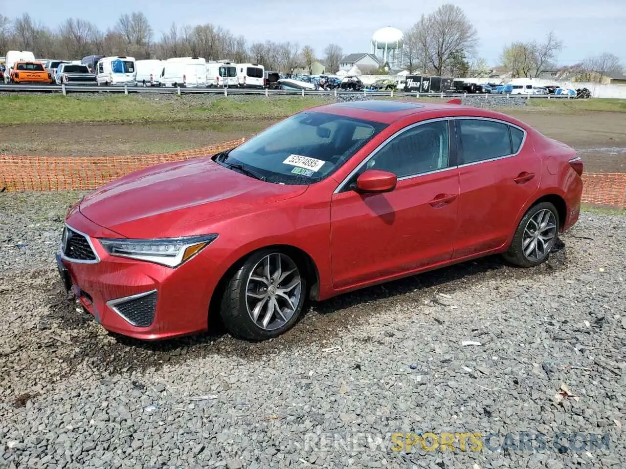1 Photograph of a damaged car 19UDE2F74MA006386 ACURA ILX 2021