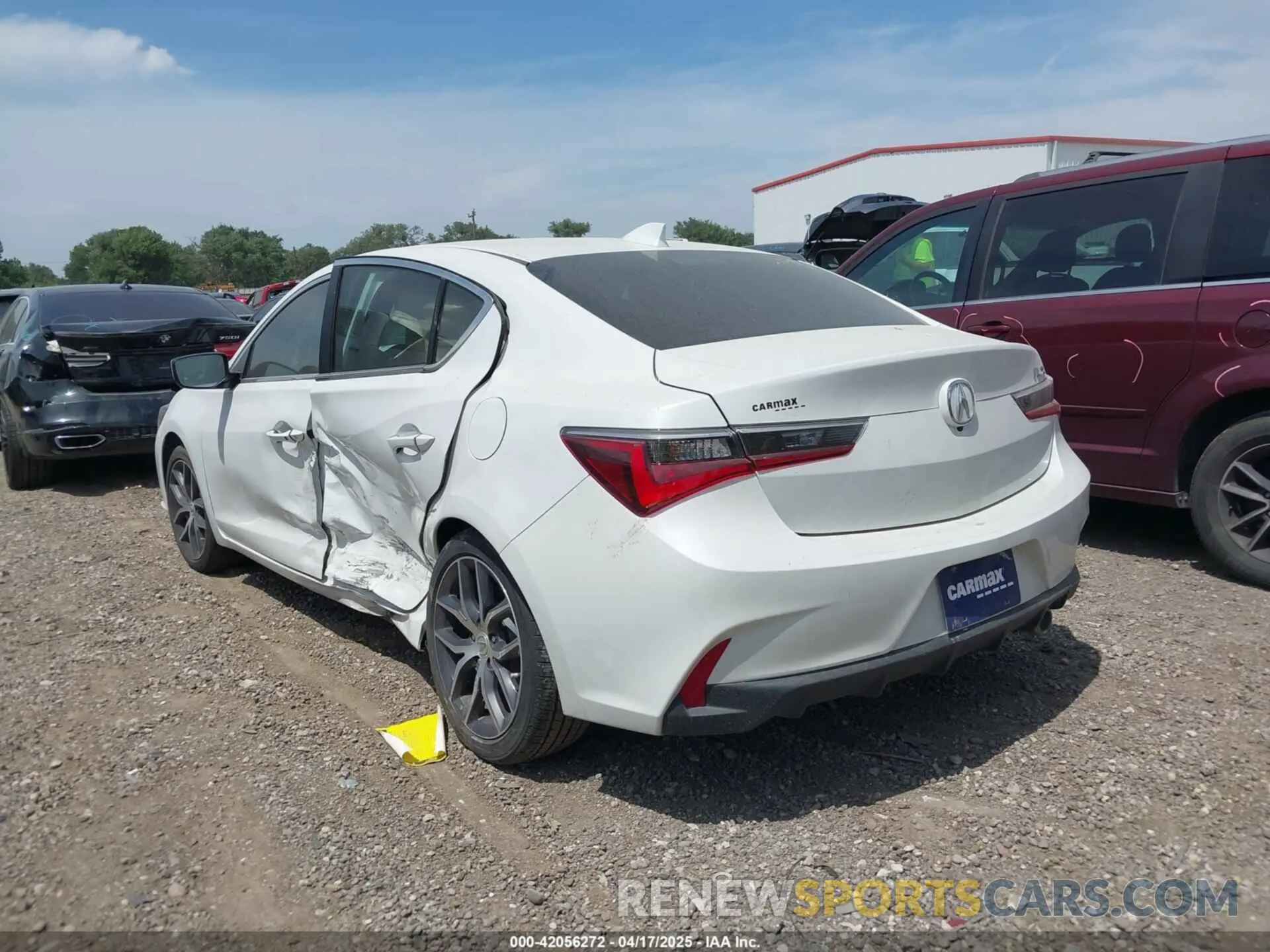 3 Фотография поврежденного автомобиля 19UDE2F77MA009380 ACURA ILX 2021
