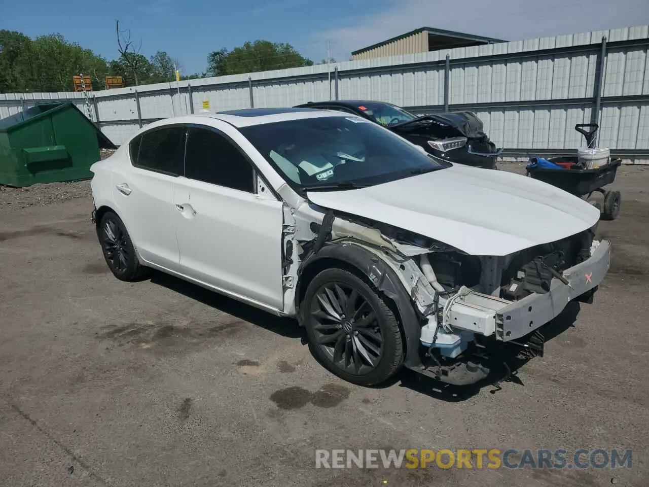 4 Photograph of a damaged car 19UDE2F81MA005141 ACURA ILX 2021