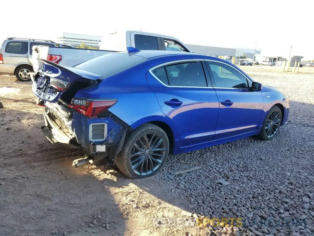3 Фотография поврежденного автомобиля 19UDE2F82MA009148 ACURA ILX 2021