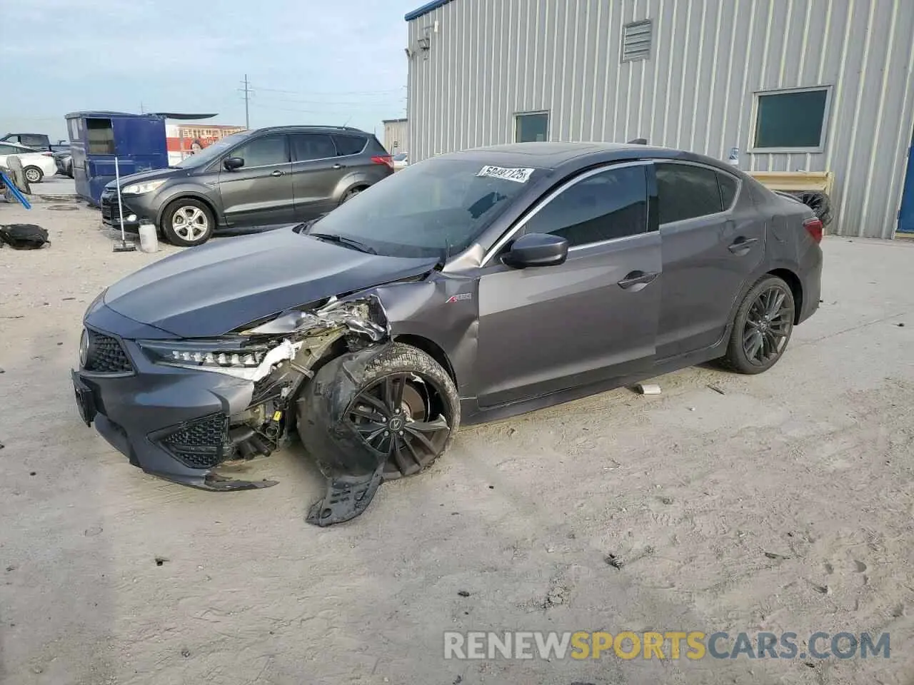 1 Фотография поврежденного автомобиля 19UDE2F84MA001732 ACURA ILX 2021