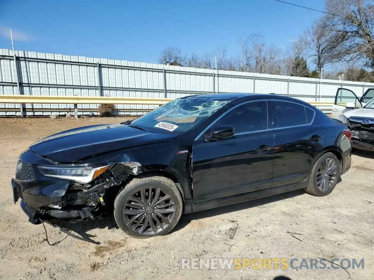 1 Photograph of a damaged car 19UDE2F87MA000283 ACURA ILX 2021