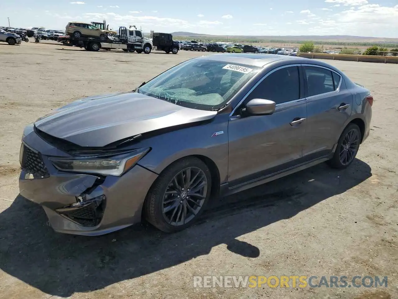 1 Фотография поврежденного автомобиля 19UDE2F87MA007637 ACURA ILX 2021