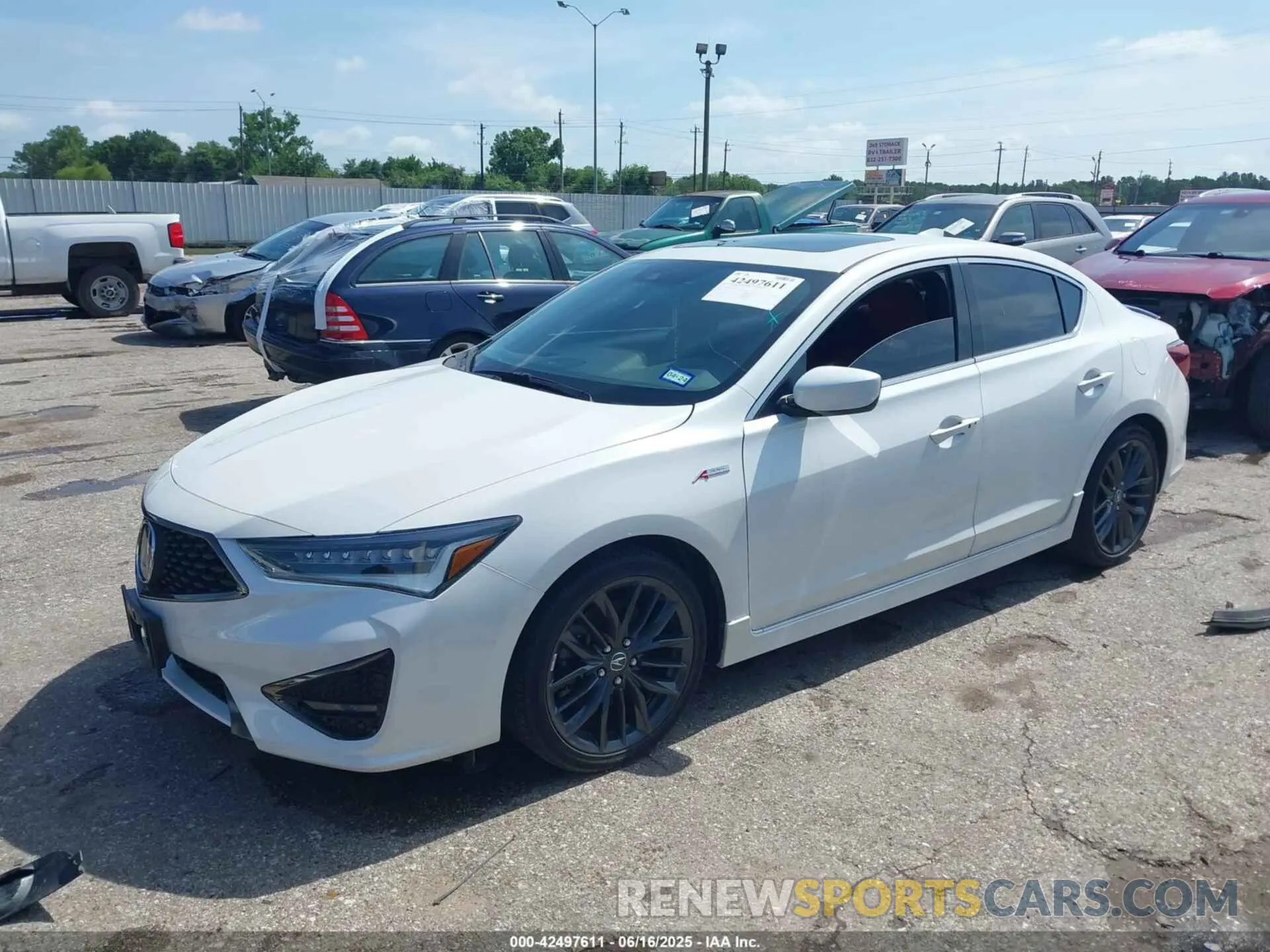 2 Photograph of a damaged car 19UDE2F87MA007881 ACURA ILX 2021